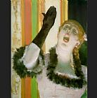 Edgar Degas Cafe Concert Singer painting